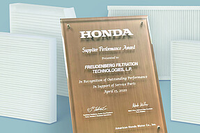 Freudenberg receives Honda's Service Parts Supplier Award