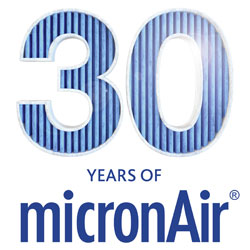 [Translate to Deutsch:] 30 years of micronAir logo