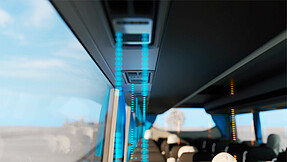 Reducing aerosol concentration on buses