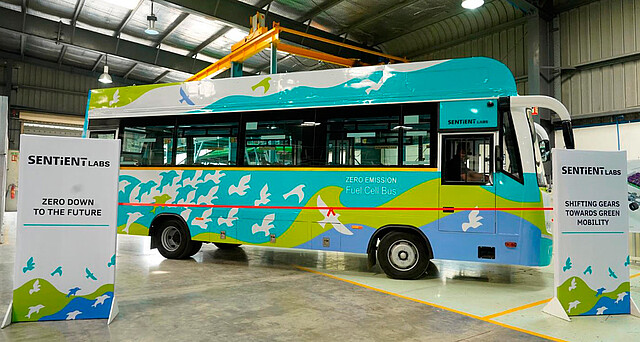 Brennstoffzellen-Filtrationslösung für indischen Brennstoffzellen-Bus im öffentlichen Nahverkehr